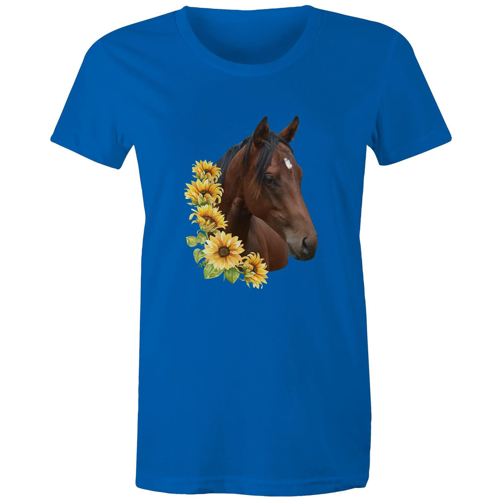 Sunflower Horse AS Colour - Women's Maple Tee Ogo Merch