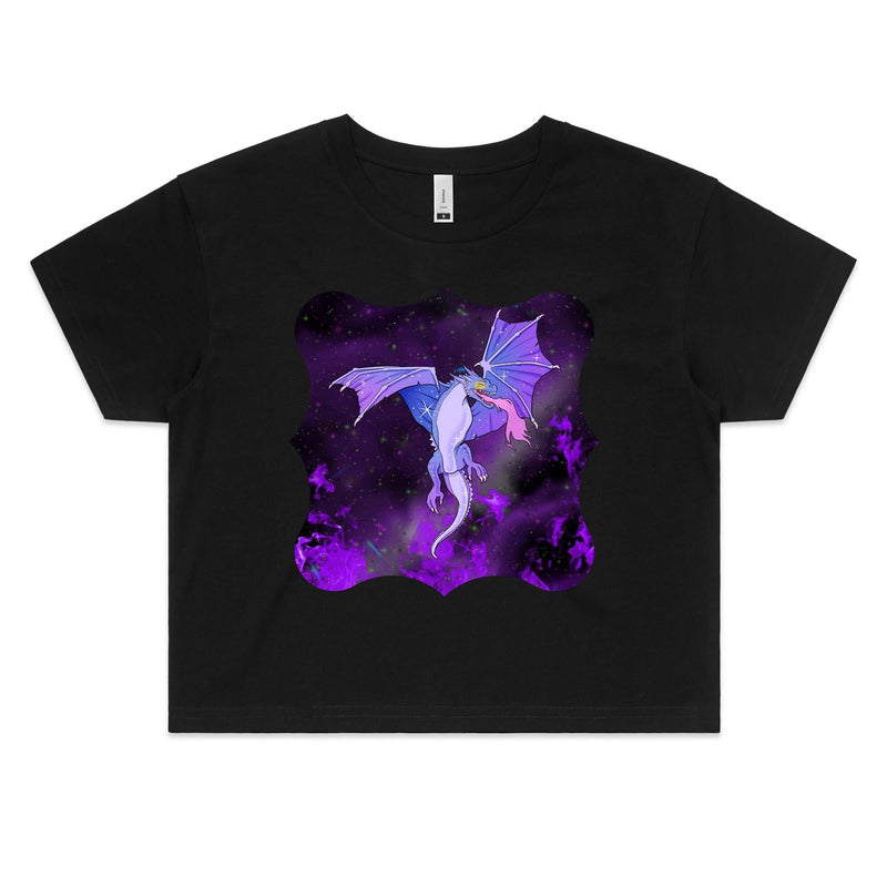 Purple Dragon AS Colour Women's Crop Tee Ogo Merch