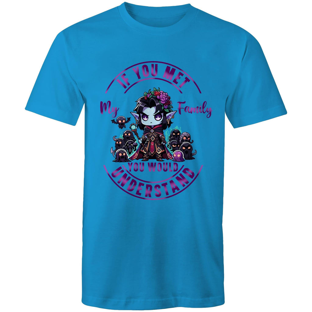 Meet my Family Angry Girl AS Colour Staple - Mens T-Shirt Ogo Merch