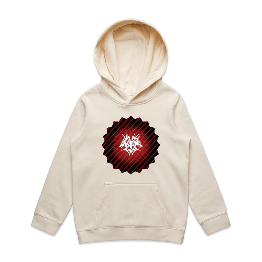 Glowing Cerberus AS Colour Youth Supply Hood Ogo Merch