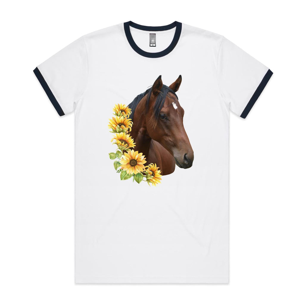 Sunflower Horse AS Colour Staple Ringer Tee Ogo Merch