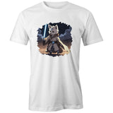 Wolf with Lightsaber AS Colour Organic Tee Ogo Merch