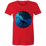 Plesiosaur AS Colour Women's Maple Tee Ogo Merch