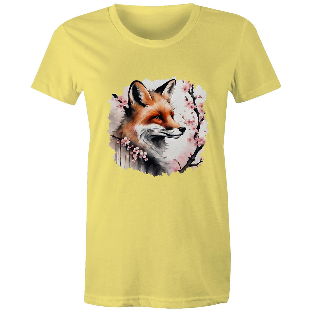 Fox and Tree AS Colour - Women's Maple Tee Ogo Merch