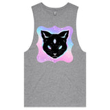 Psychic Cat AS Colour Barnard Mens Tank Top Tee Ogo Merch