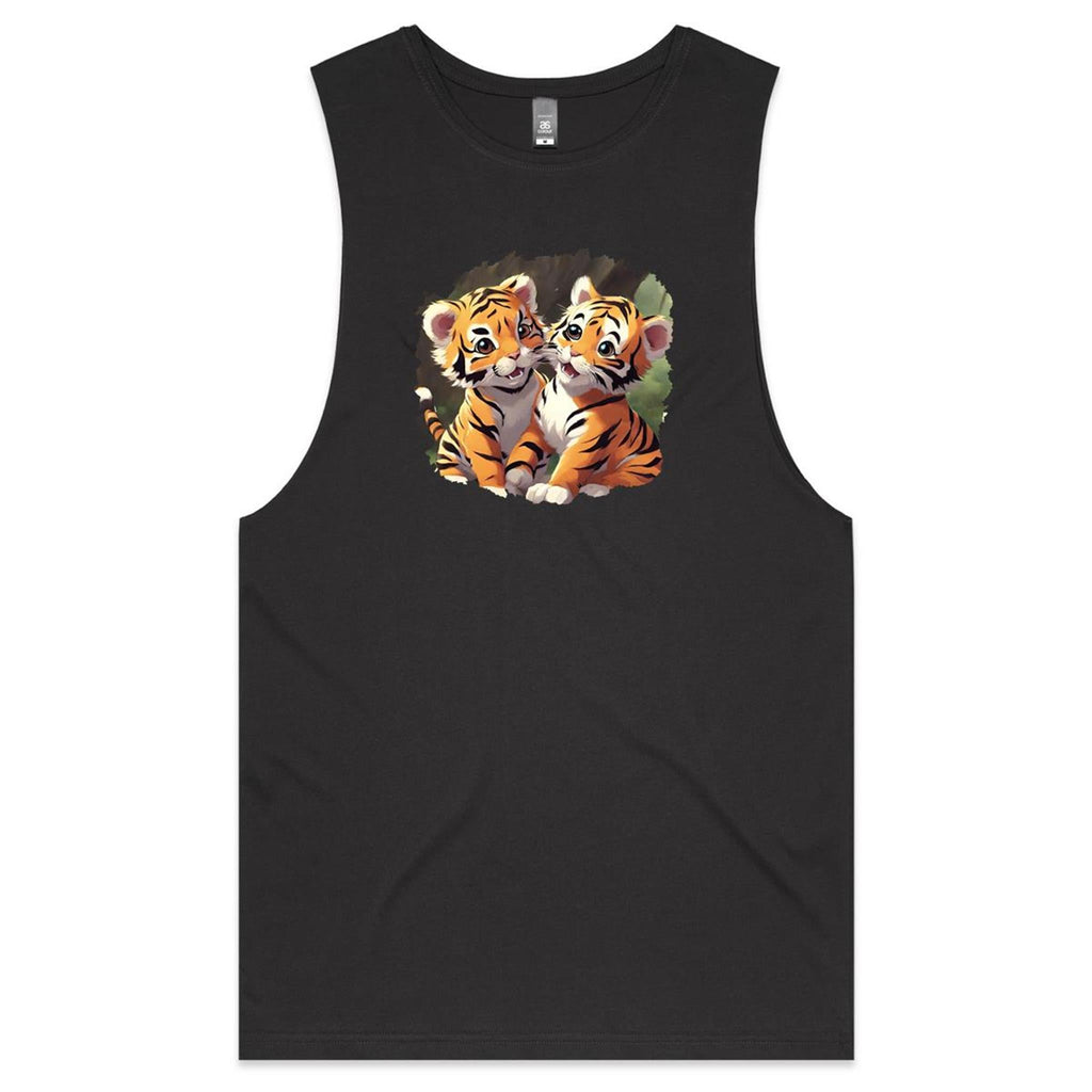Baby Tigers AS Colour Barnard - Mens Tank Top Tee Ogo Merch