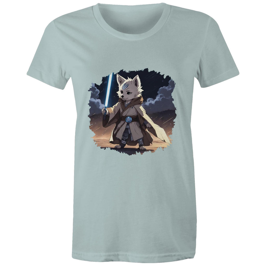 Wolf with Lightsaber AS Colour Women's Maple Tee Ogo Merch