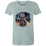 Wolf with Lightsaber AS Colour Women's Maple Tee Ogo Merch