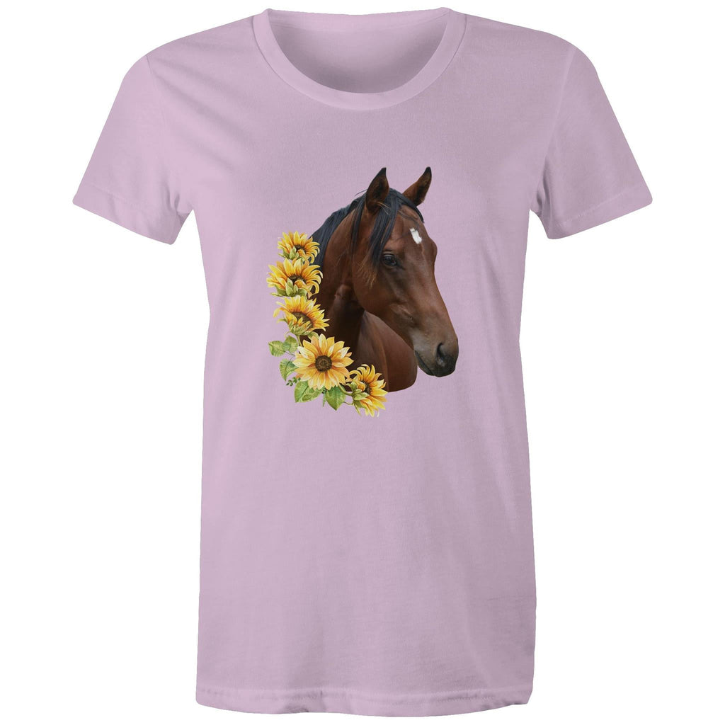 Sunflower Horse AS Colour - Women's Maple Tee Ogo Merch