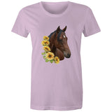 Sunflower Horse AS Colour - Women's Maple Tee Ogo Merch