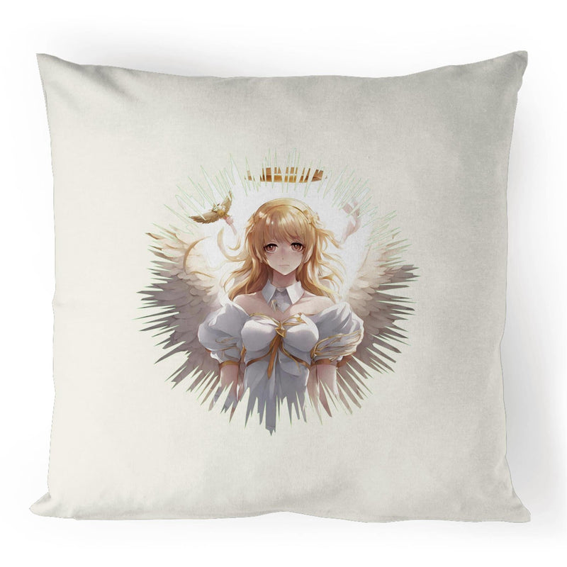 Angel Girl 100% Linen Cushion Cover Ogo Merch