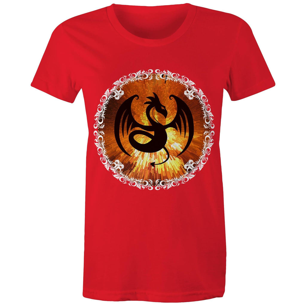 Volcanic Dragon AS Colour Women's Maple Tee Ogo Merch