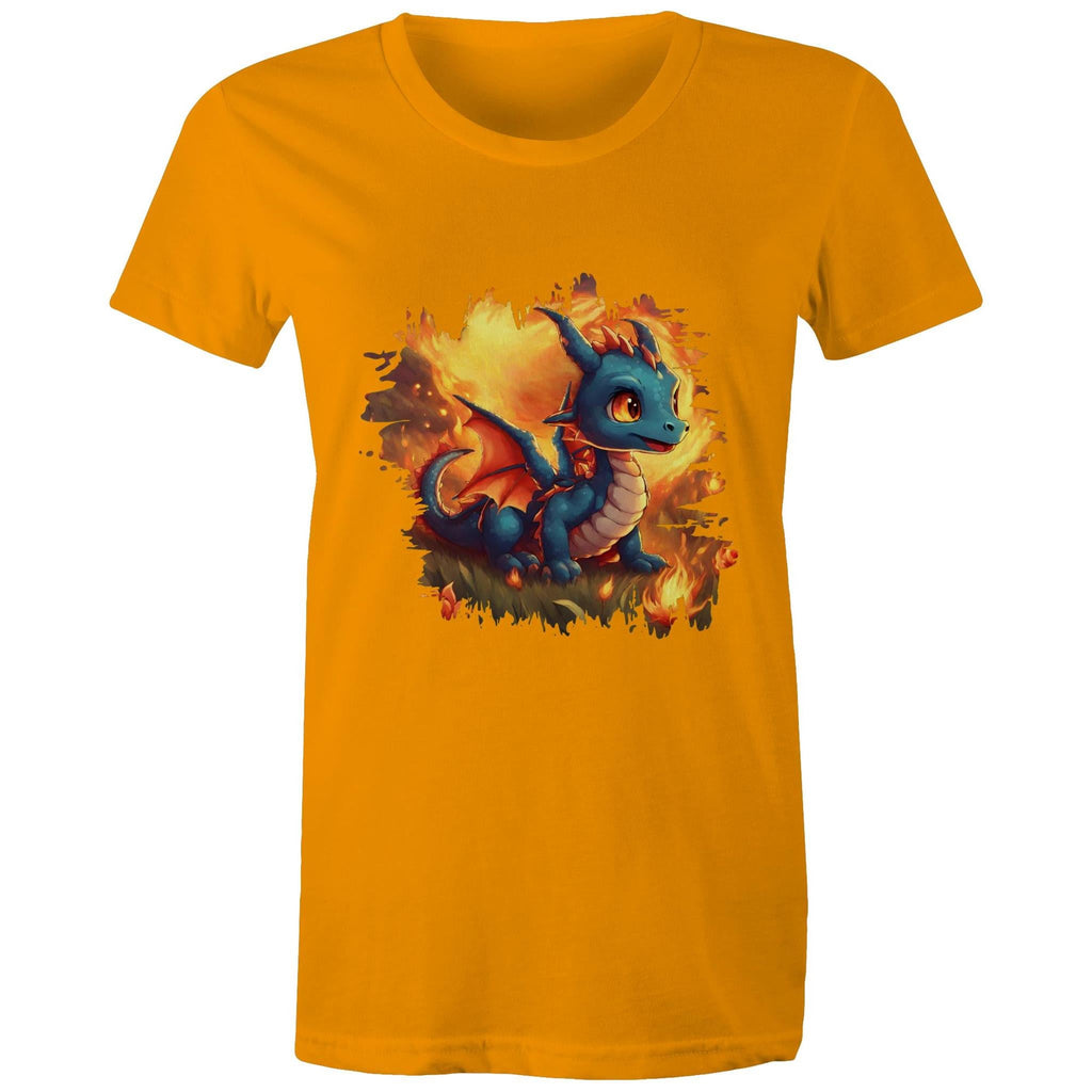 Baby Dragon AS Colour - Women's Maple Tee Ogo Merch