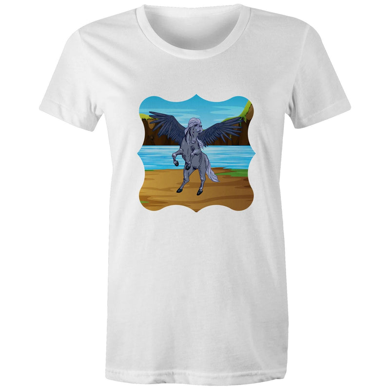 Beach Pegasus AS Colour - Women's Maple Tee Ogo Merch