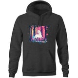 Unicorn AS Colour Stencil Pocket Hoodie Sweatshirt Ogo Merch