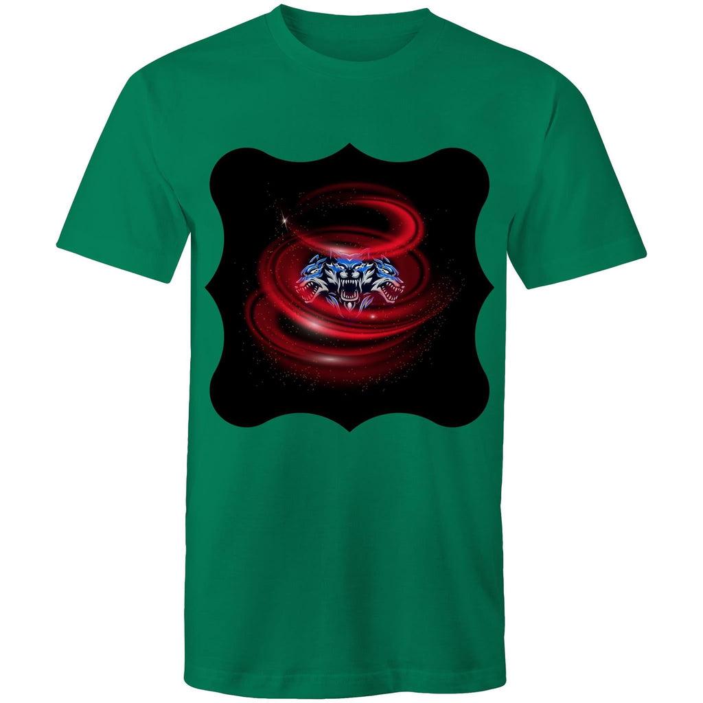 Cerberus Swirl AS Colour Staple - Mens T-Shirt Ogo Merch