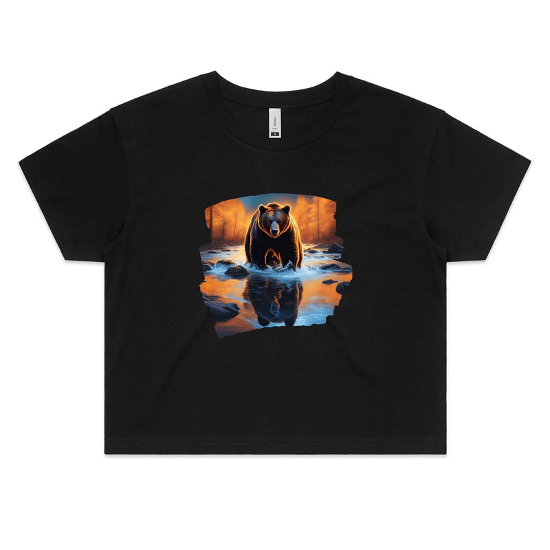 Water Bear AS Colour - Women's Crop Tee Ogo Merch