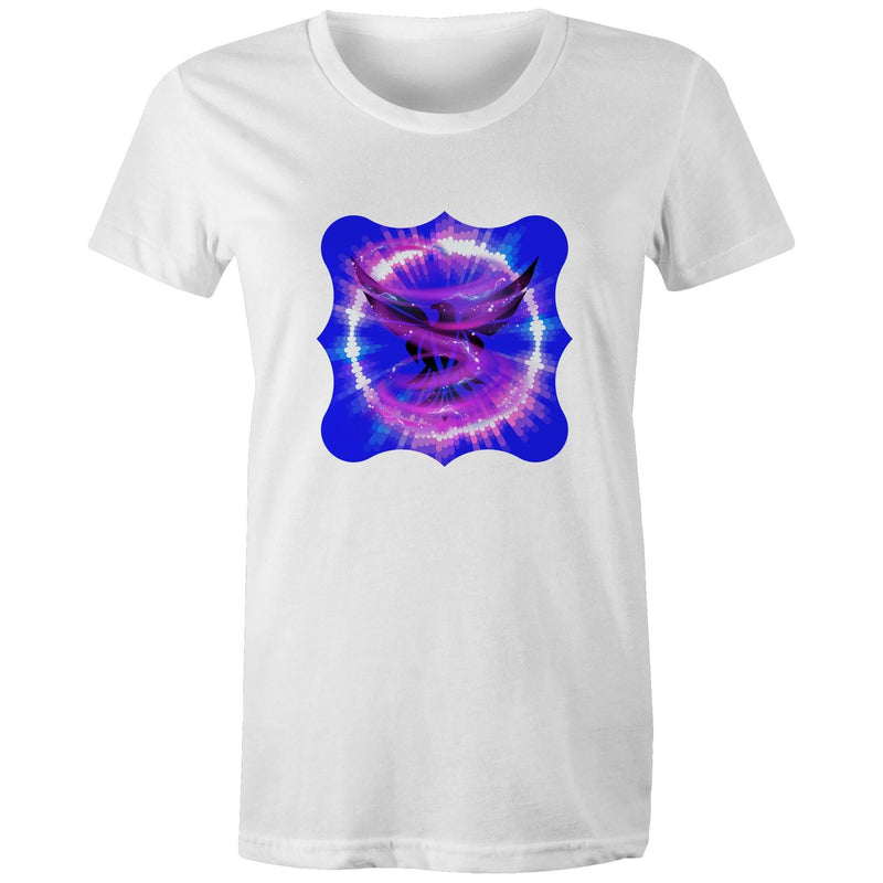 Eagle in Swirl AS Colour - Women's Maple Tee Ogo Merch