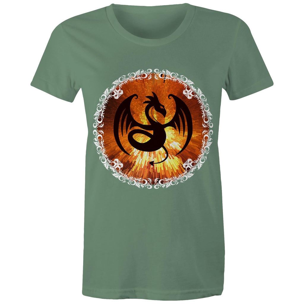 Volcanic Dragon AS Colour Women's Maple Tee Ogo Merch