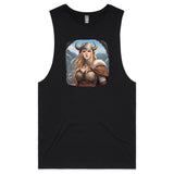 Viking Girl AS Colour Barnard - Mens Tank Top Tee Ogo Merch