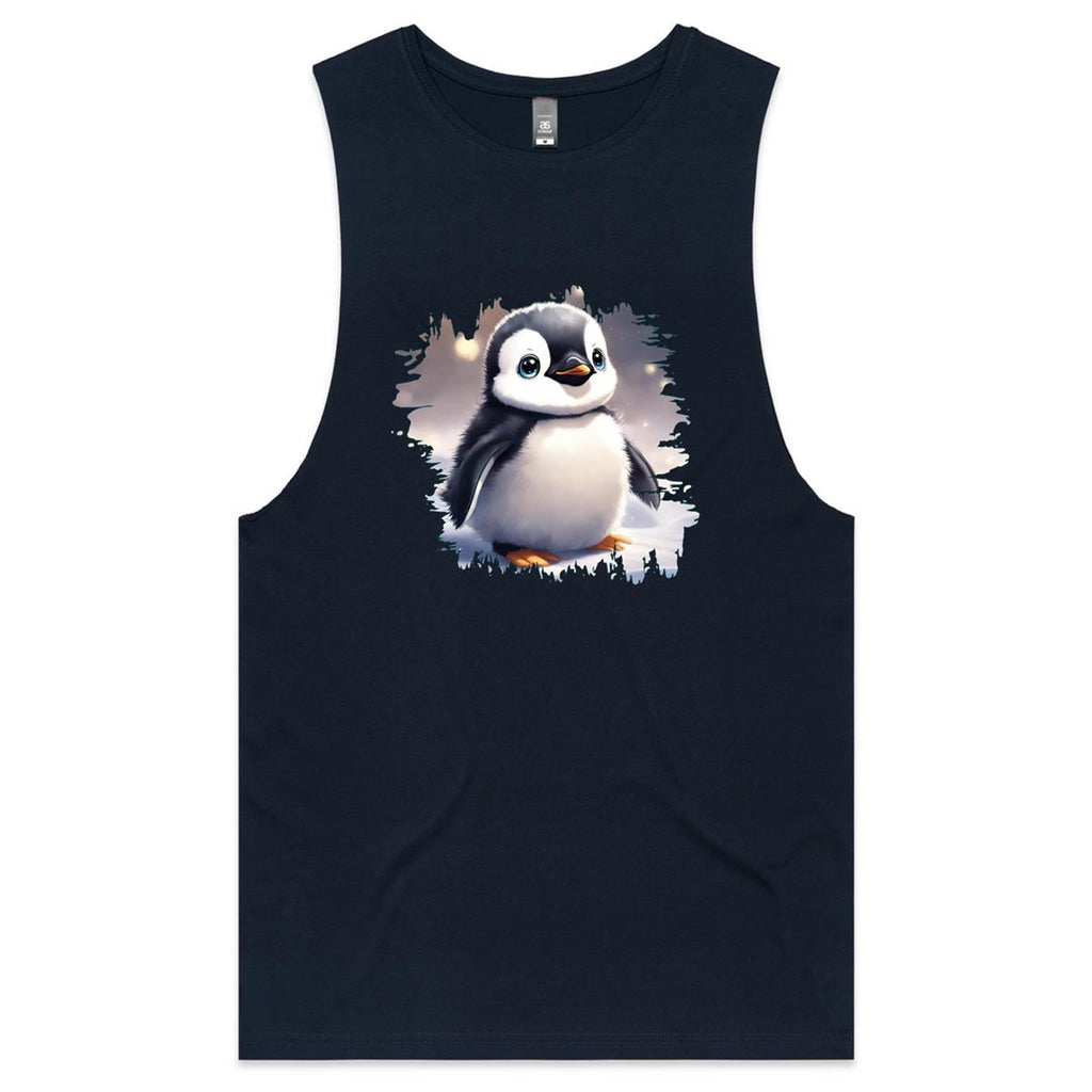 Penguin AS Colour Barnard Mens Tank Top Tee Ogo Merch