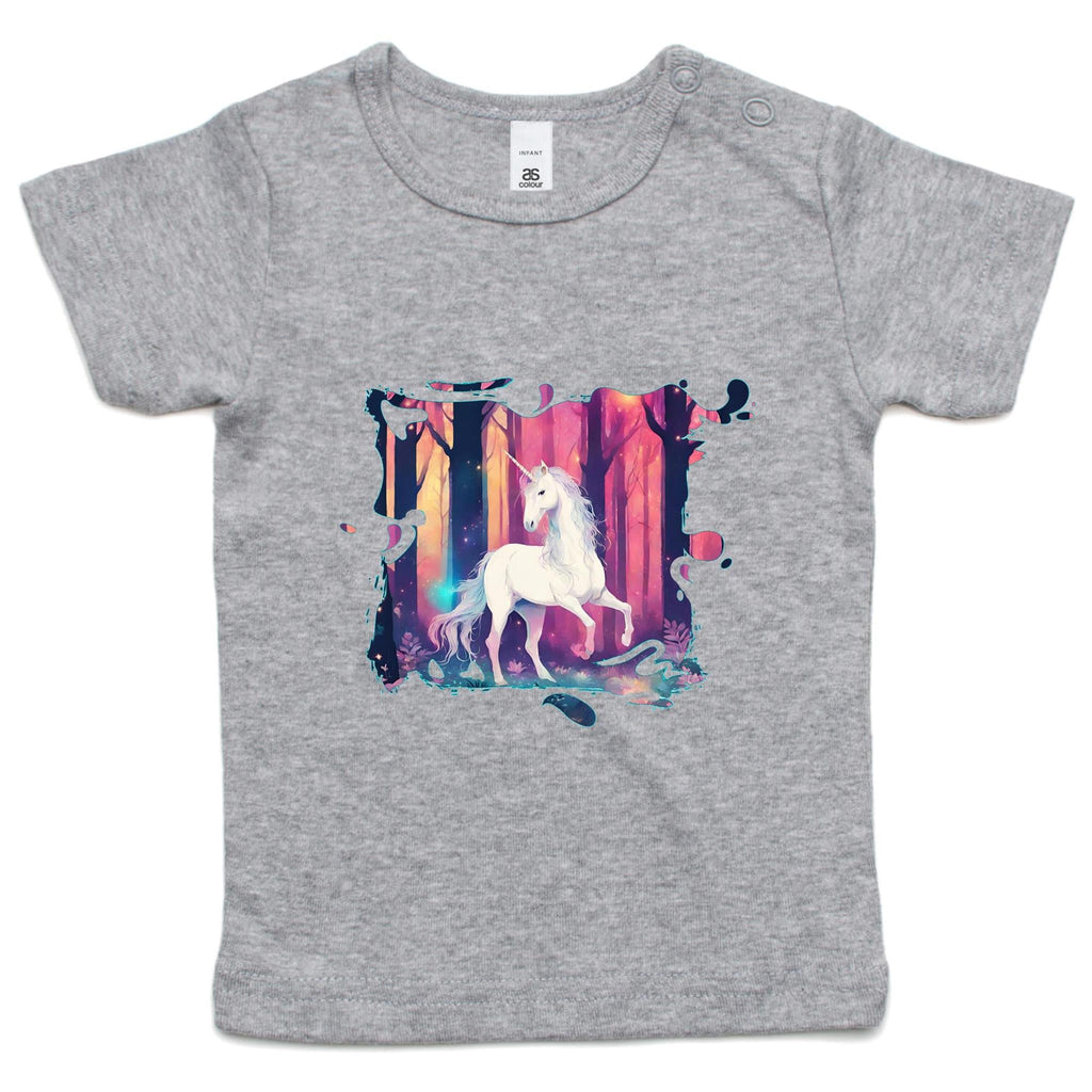 Unicorn AS Colour Infant Wee Tee Ogo Merch