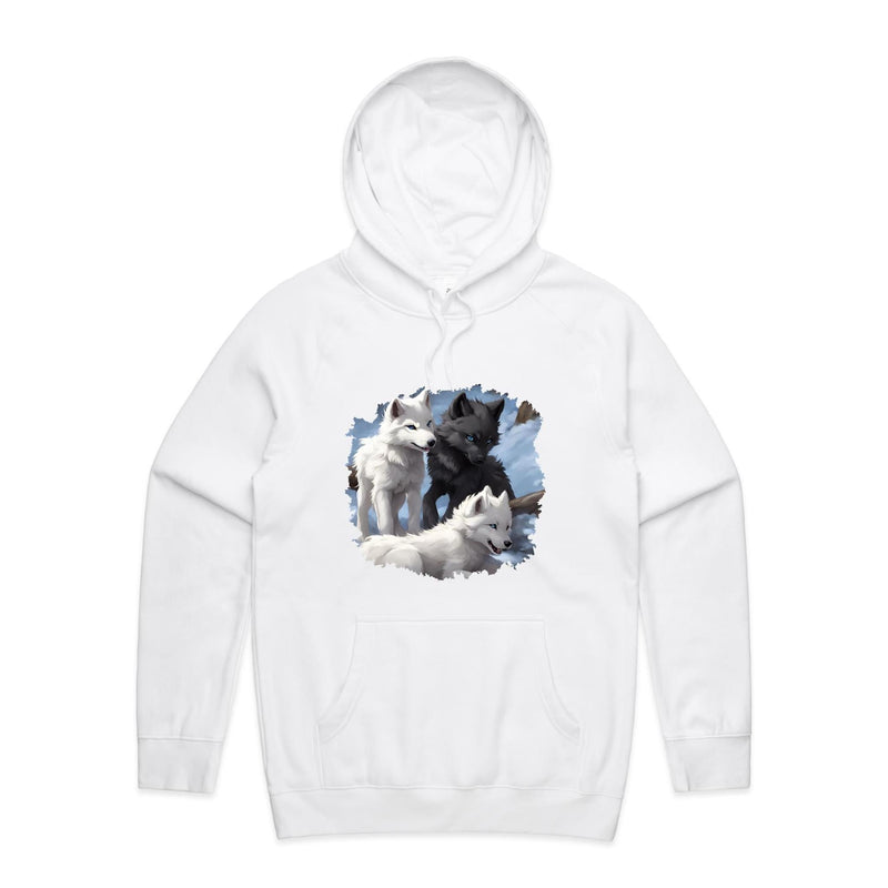 Three Wolves AS Colour - Supply Hood Ogo Merch