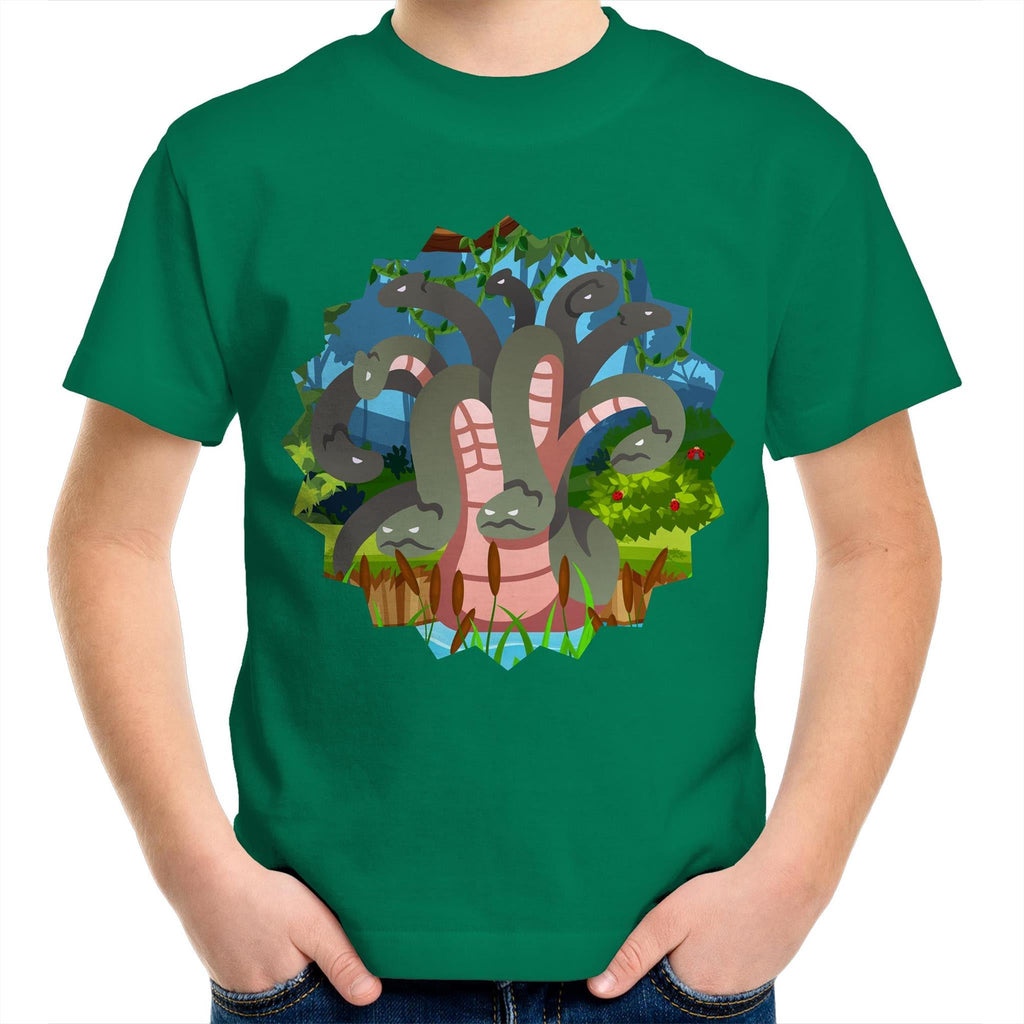 Swamp Hydra AS Colour Kids Youth TShirt Ogo Merch