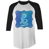 Blue Dragon 3/4 Sleeve TShirt Ogo Merch