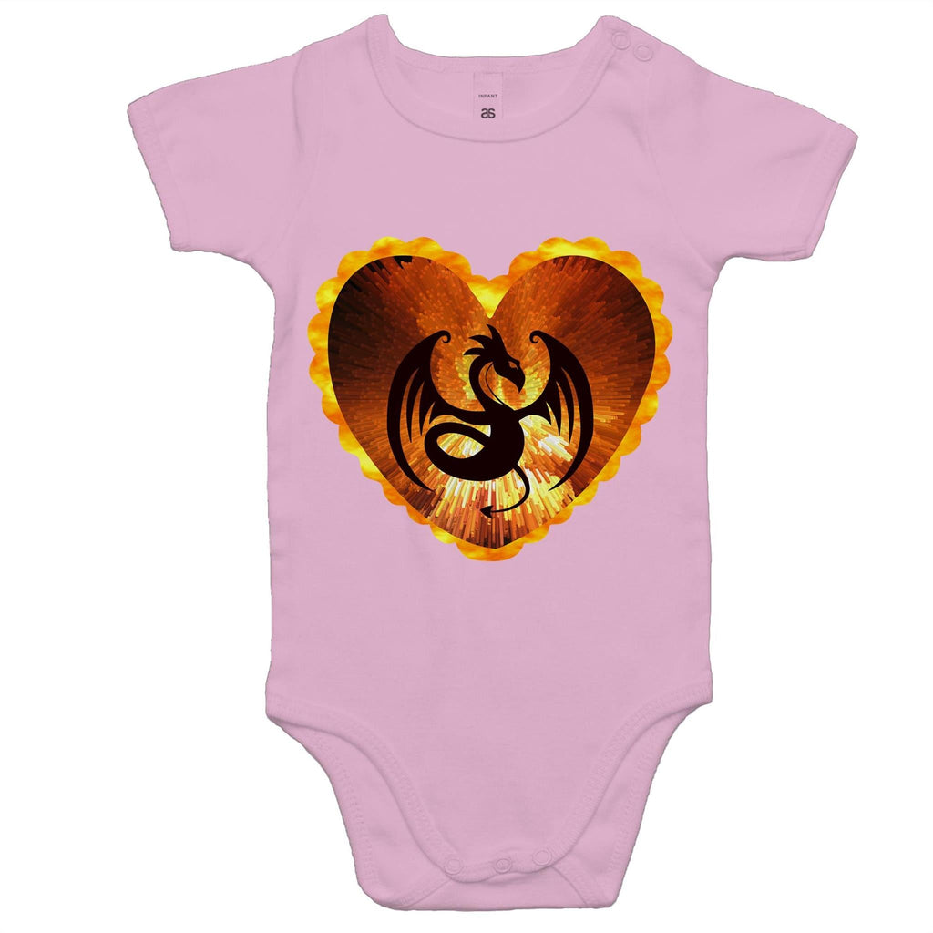 Volcanic Dragon AS Colour Mini Me Baby Onesie Romper Ogo Merch