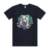 Wolf Print AS Colour Staple Organic Tee Ogo Merch