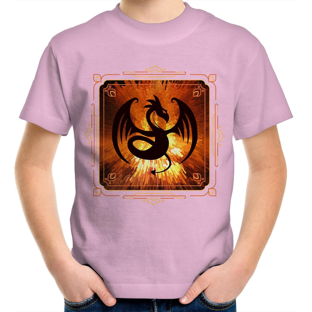 Volcanic Dragon AS Colour Kids Youth TShirt Ogo Merch