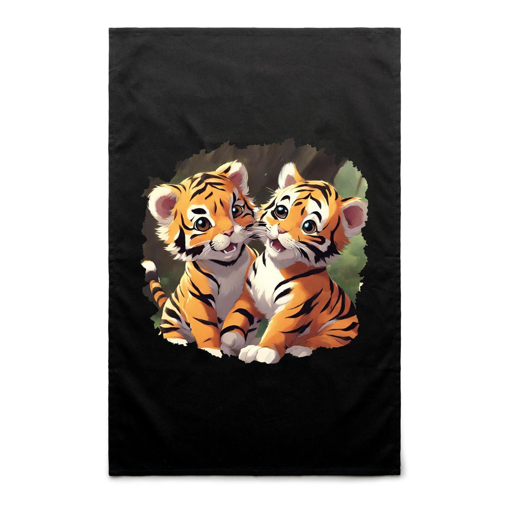 Baby Tigers AS Colour Tea Towel Ogo Merch