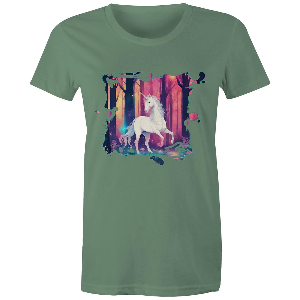 Unicorn AS Colour - Women's Maple Tee Ogo Merch