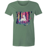 Unicorn AS Colour - Women's Maple Tee Ogo Merch