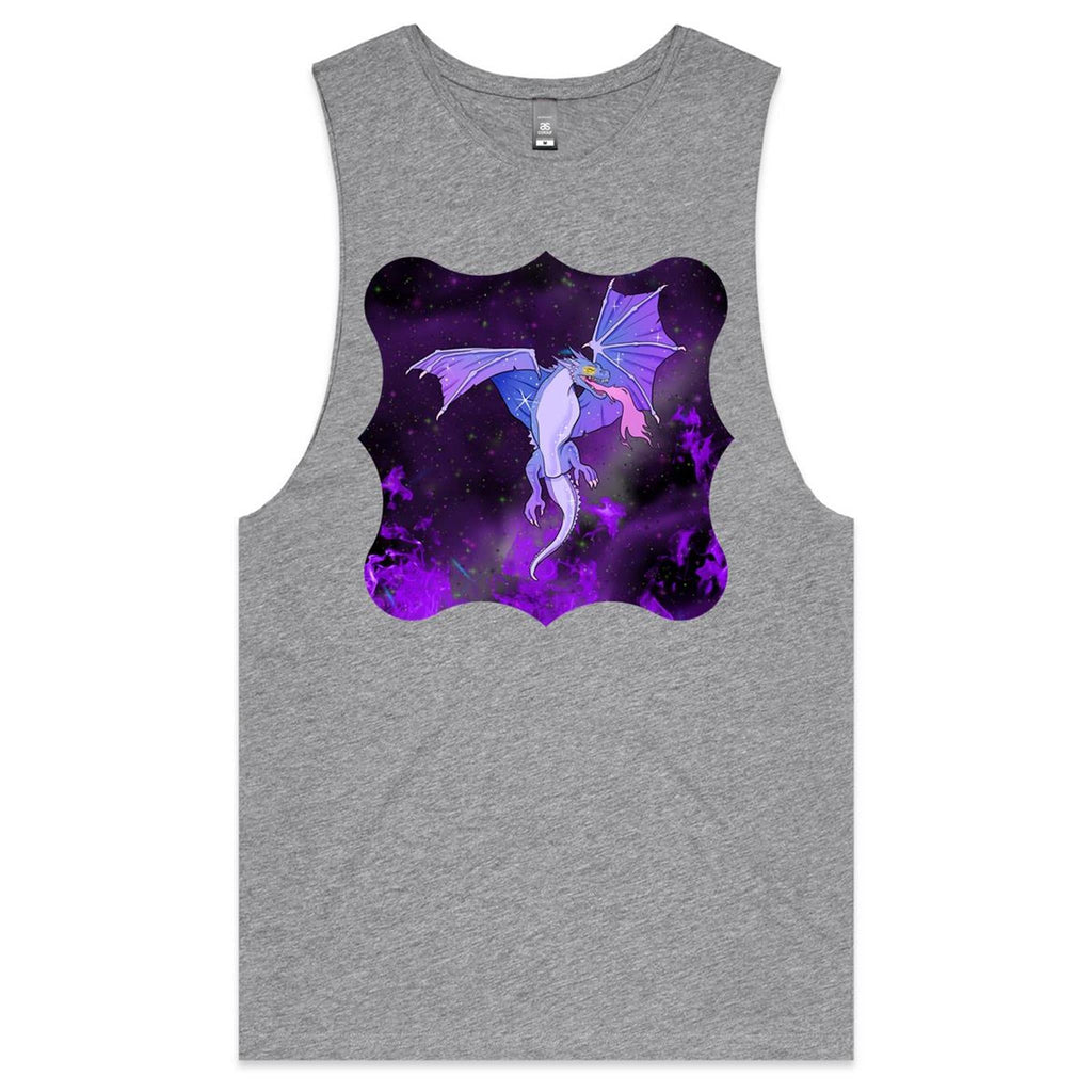 Purple Dragon AS Colour Barnard Mens Tank Top Tee Ogo Merch