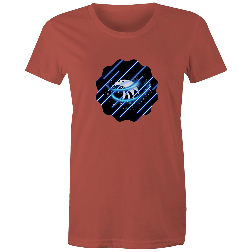 Blue Swirl Eagle AS Colour - Women's Maple Tee Ogo Merch