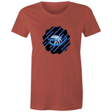Blue Swirl Eagle AS Colour - Women's Maple Tee Ogo Merch