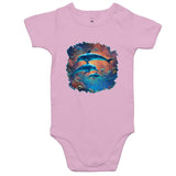 Dolphins AS Colour Mini Me - Baby Onesie Romper Ogo Merch