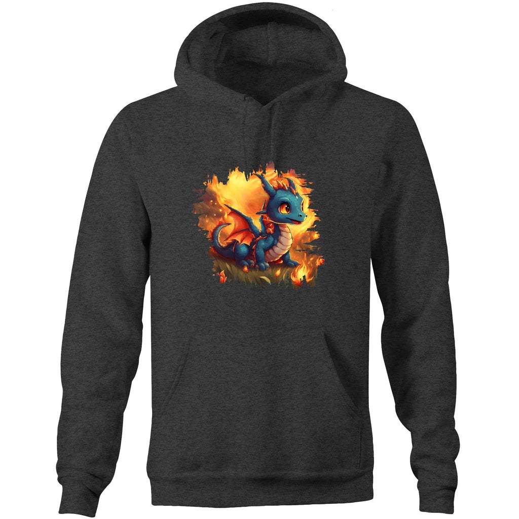 Baby Dragon AS Colour Stencil Pocket Hoodie Sweatshirt Ogo Merch