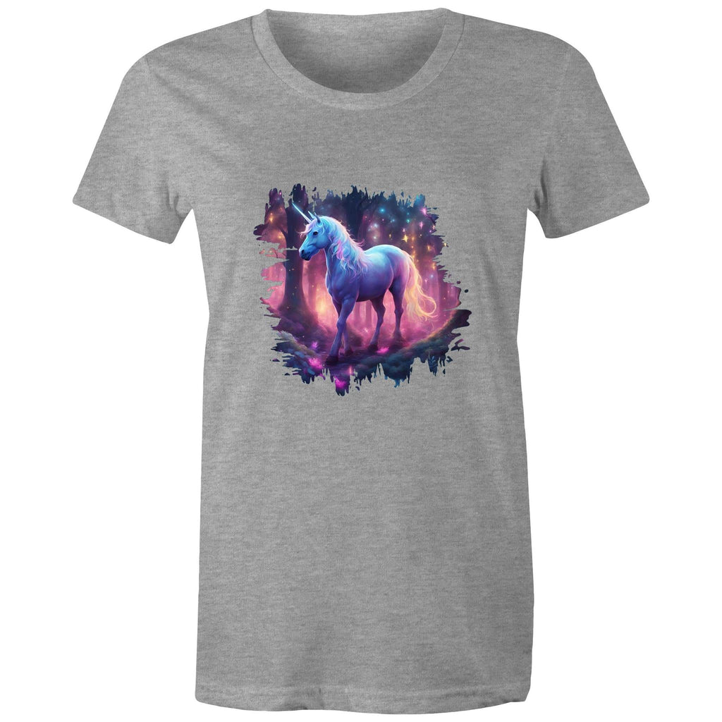 Wolf and Flowers AS Colour - Women's Maple Tee Ogo Merch
