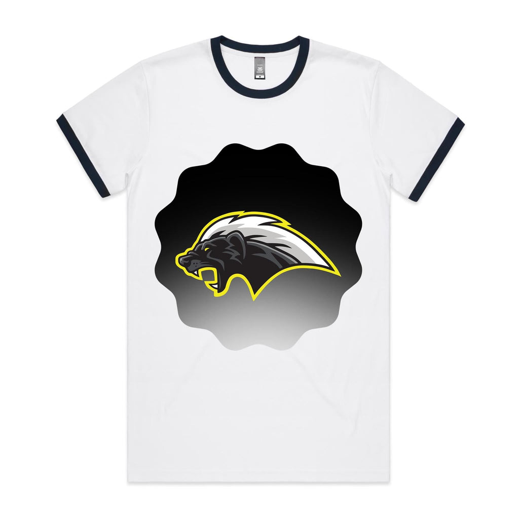 Honey Badger AS Colour Staple Ringer Tee Ogo Merch