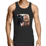 Panther and Elf AS Colour Lowdown - Mens Singlet Top Ogo Merch