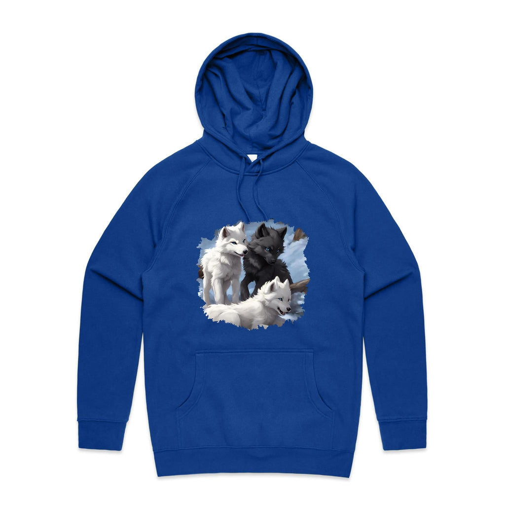 Three Wolves AS Colour - Supply Hood Ogo Merch