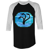 Ocean Hydra AS Colour Raglan 3/4 Sleeve TShirt Ogo Merch
