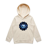 Blue Swirl Eagle AS Colour - Youth Supply Hood Ogo Merch