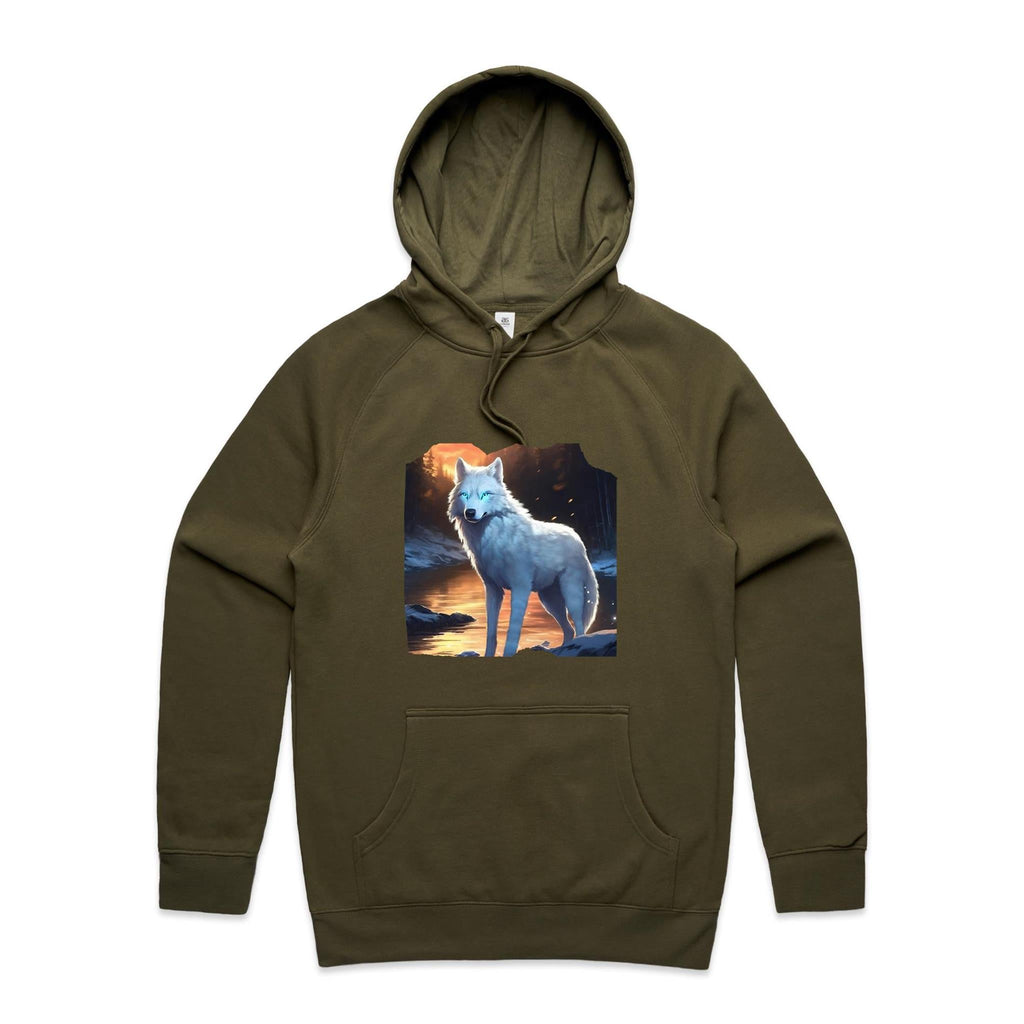 White Wolf AS Colour - Supply Hood Ogo Merch