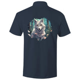 Wolf Print AS Colour Chad S/S Polo Shirt Ogo Merch