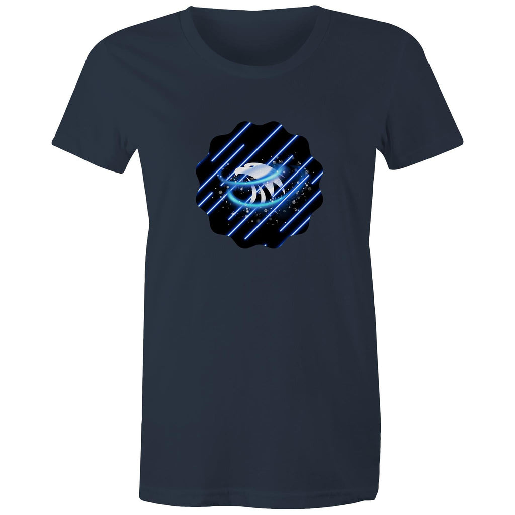 Blue Swirl Eagle AS Colour - Women's Maple Tee Ogo Merch