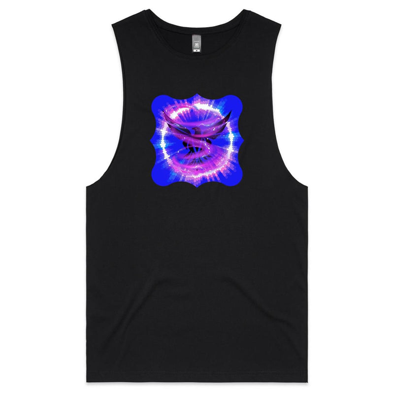 Eagle in Swirl AS Colour Barnard - Mens Tank Top Tee Ogo Merch